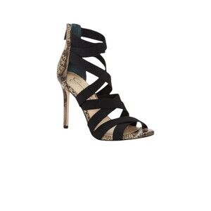Jessica Simpson Jyra Strappy Heeled Sandals Sz 8M